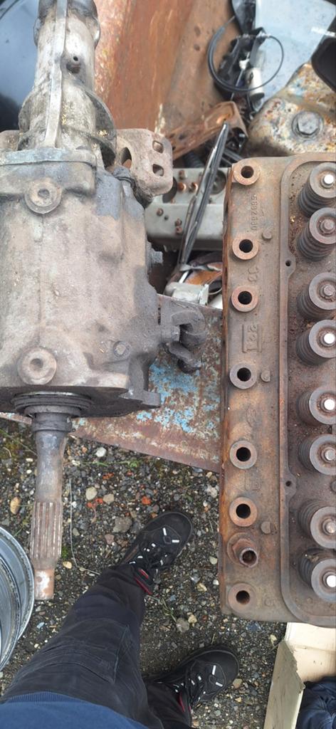 Versnellingsbak en cilinderkop van Opel P1, Ophalen, Opel