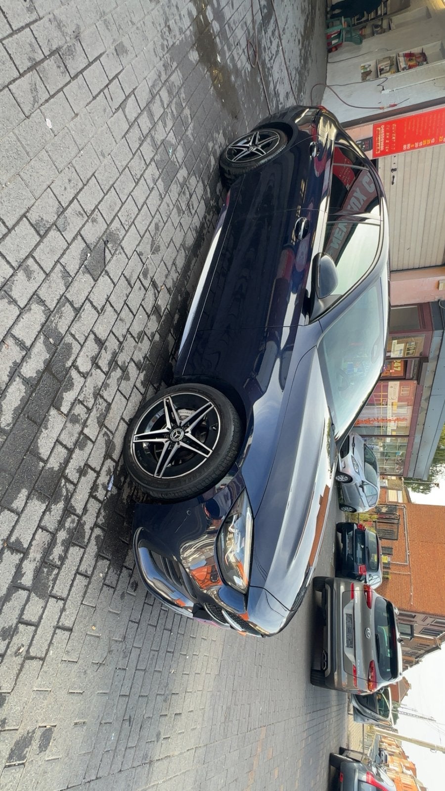 C300e AMG-lijn 2023 190.000 km, Auto's, Automaat, Blauw, Berline, 5 deurs