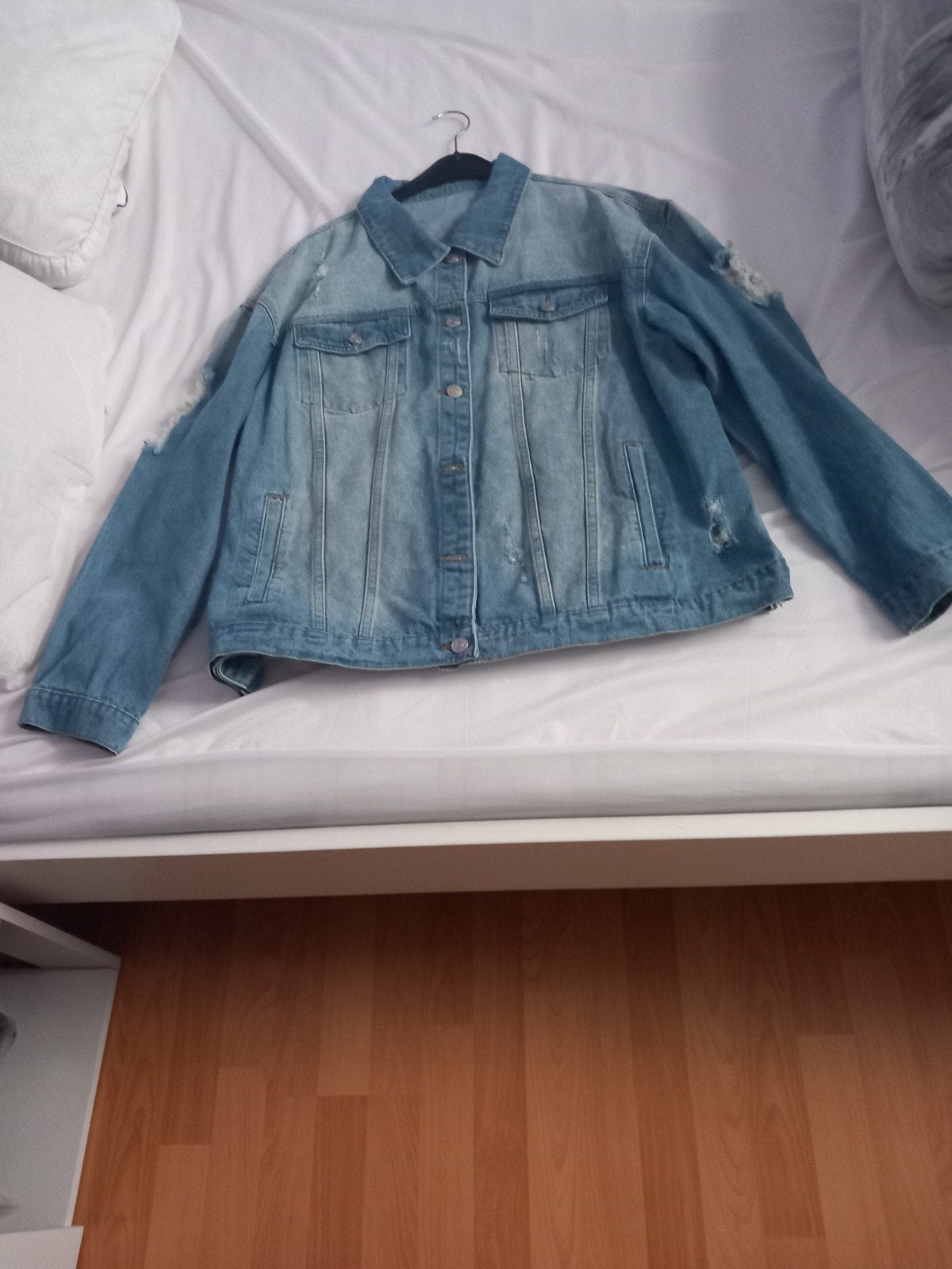 veste en jeans 2xl, Ophalen, Zo goed als nieuw, Blauw
