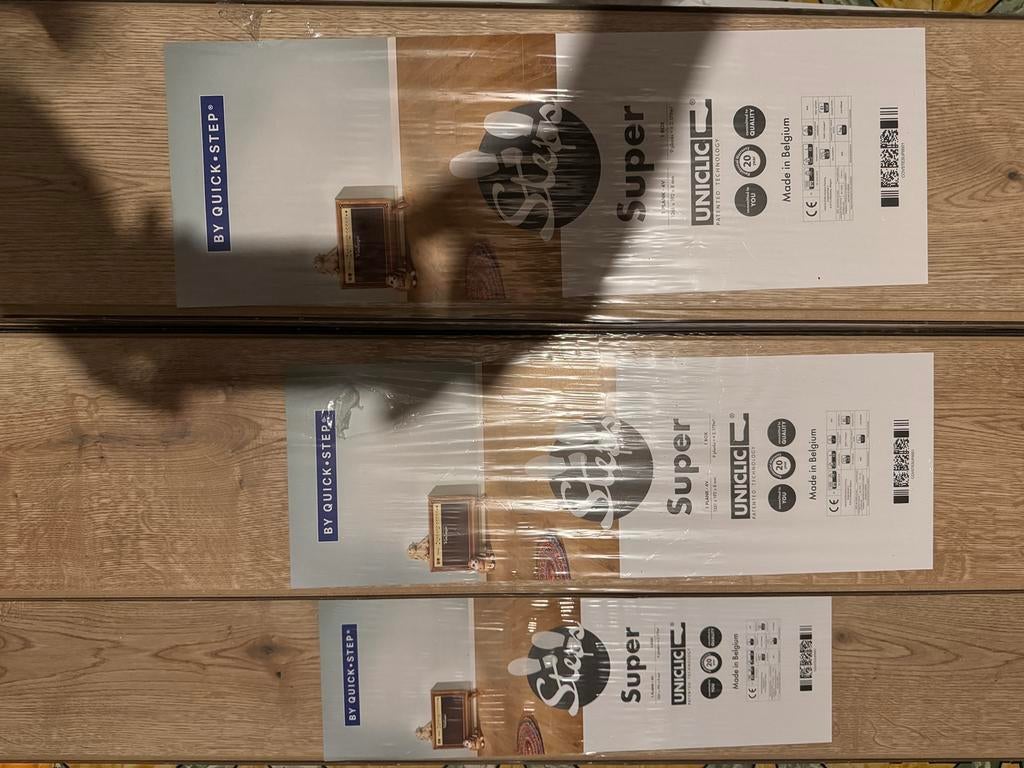 23 vierkante meter steps super by quickstep, Doe-het-zelf en Bouw, Vloerdelen en Plavuizen, Ophalen, Nieuw, 10 m² of meer