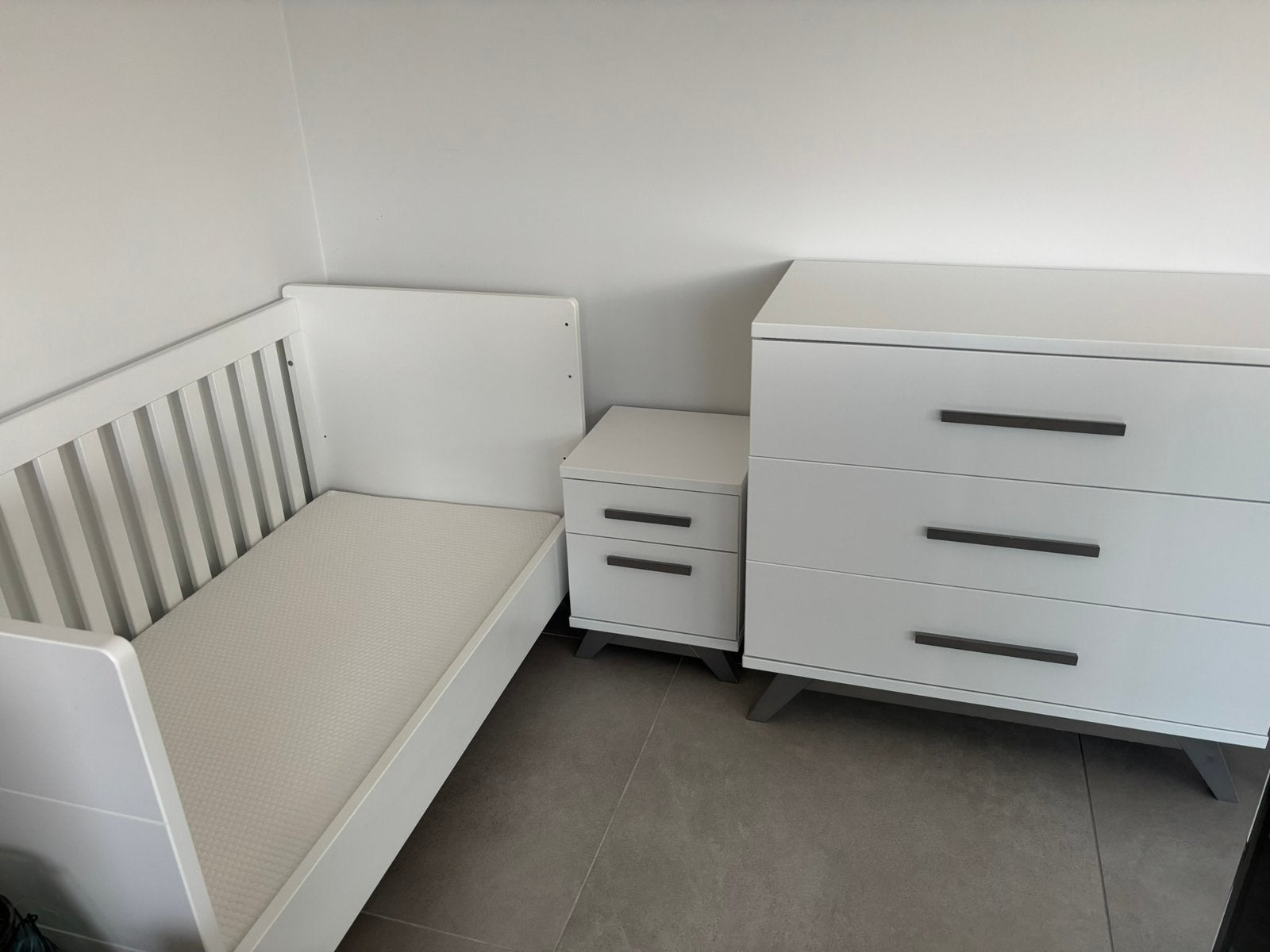 Kinderbed baby/junior - nachtkastje - commode Bopita Levi, Enlèvement, Utilisé, Garçon ou Fille