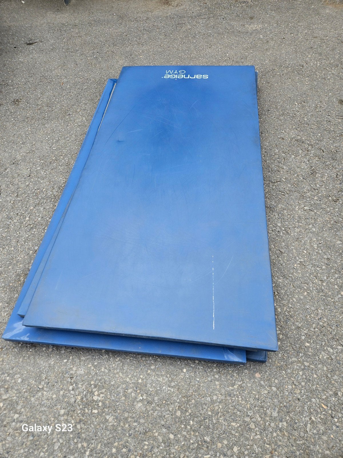 4 Tapis de gymnastique professionnels SARNEIGE GYM – Excelle, Enlèvement, Bleu, Matériel