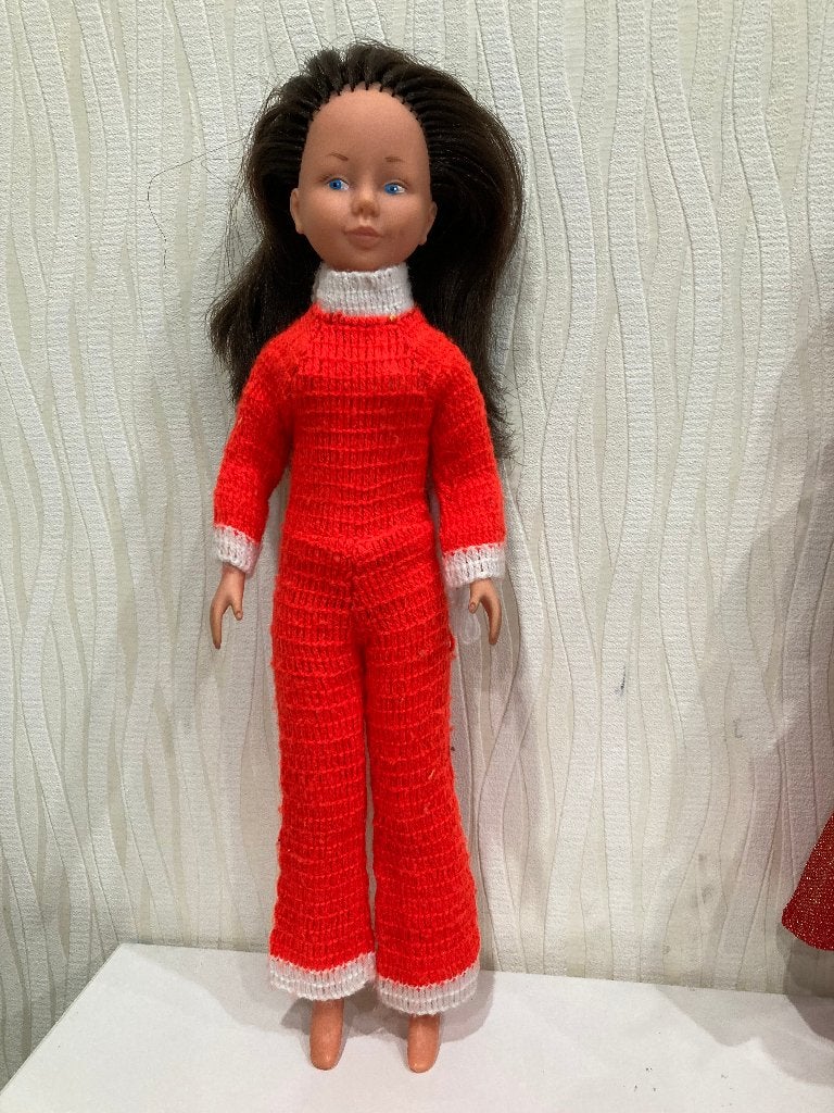 zolderopruiming: oude Italiaanse barbie pop uit 1965, Enlèvement ou Envoi, Utilisé, Fashion Doll