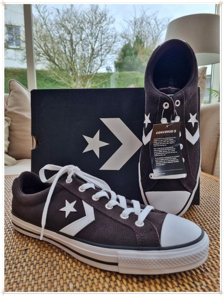 ALL STAR CONVERSE - STAR PLAYER OX CUIR NEUVES – P.: 43, Vêtements | Hommes, Chaussures, Neuf, Baskets, Brun, Enlèvement ou Envoi