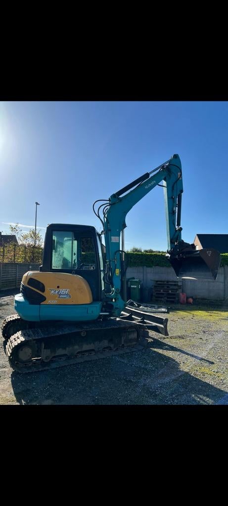 Kubota KX161-3 minigraver / rupskraan 6 ton, Zakelijke goederen, Machines en Bouw | Kranen en Graafmachines, Ophalen