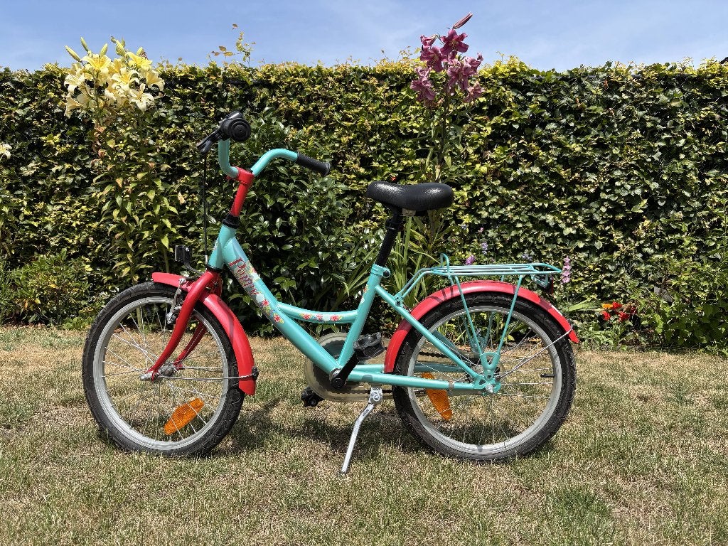 Meisjesfiets Poppy 18 inch 5-7 jaar, POPPY, Frein à rétropédalage, 18 pouces, Enlèvement
