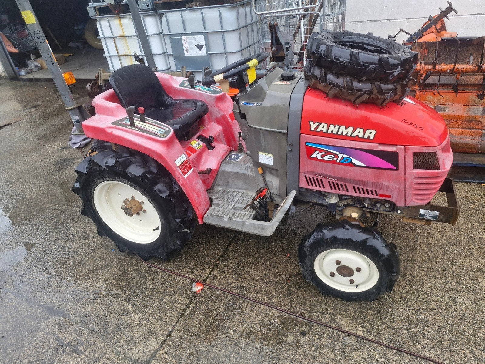 tracteur 4x4 yanmar ke1 hydrostatic  super etat, Ophalen of Verzenden