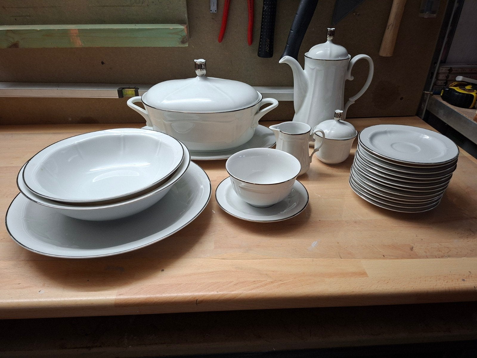Servies, Ophalen
