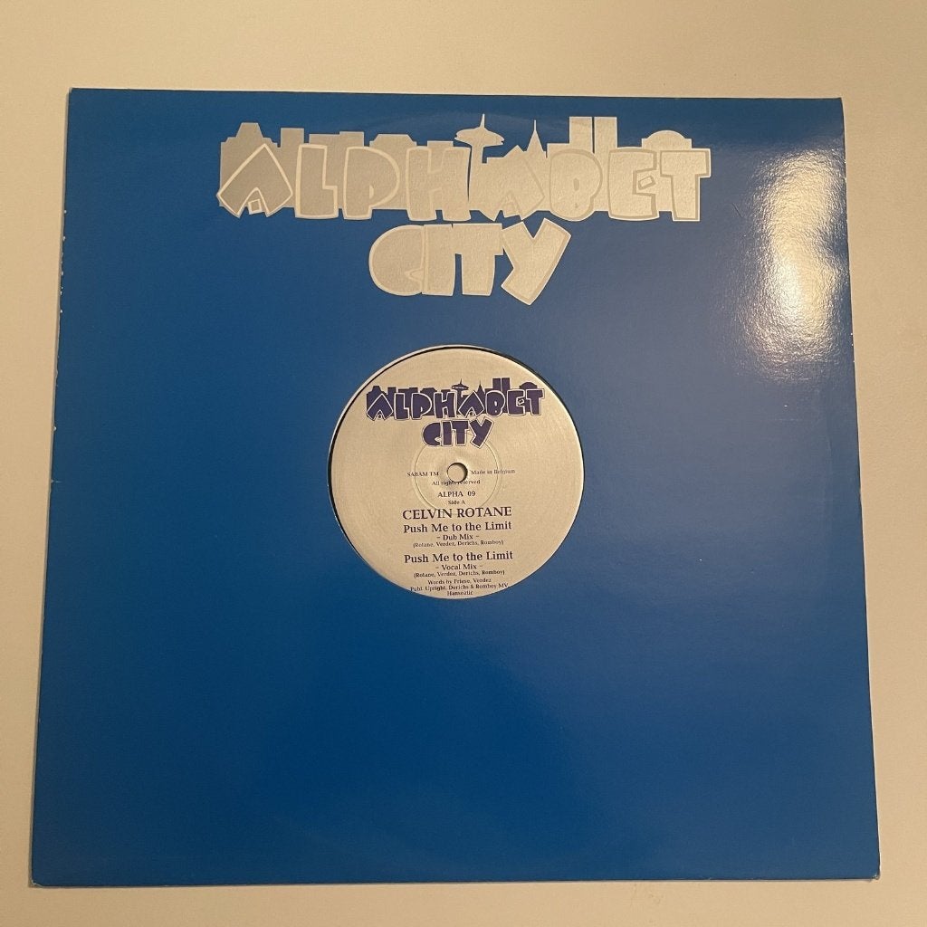 Celvin Rotane - Push Me To The Limit / Body Work, CD & DVD, Vinyles | Dance & House, Comme neuf, House, 12 pouces, Enlèvement ou Envoi