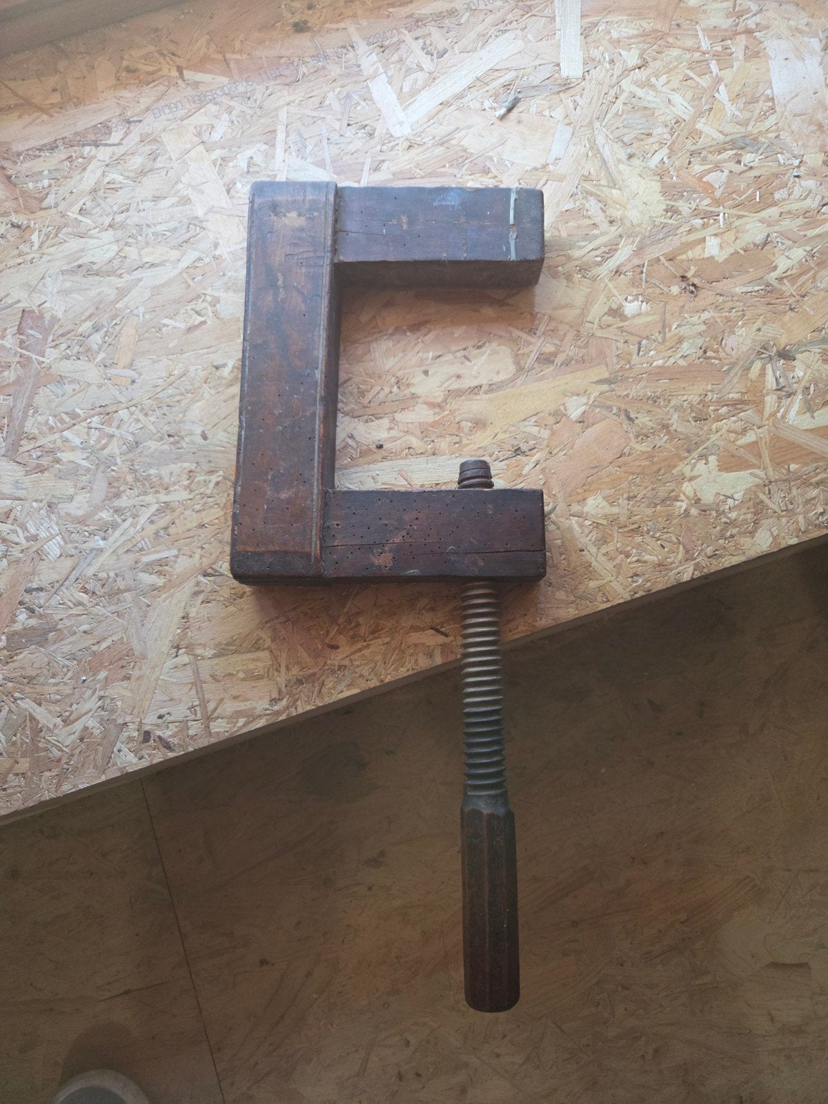 Houten bankschroef, Antiek en Kunst, Antiek | Gereedschap en Instrumenten, Ophalen