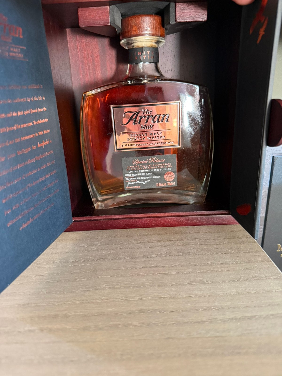 Arran whisky, Verzamelen, Ophalen of Verzenden, Zo goed als nieuw