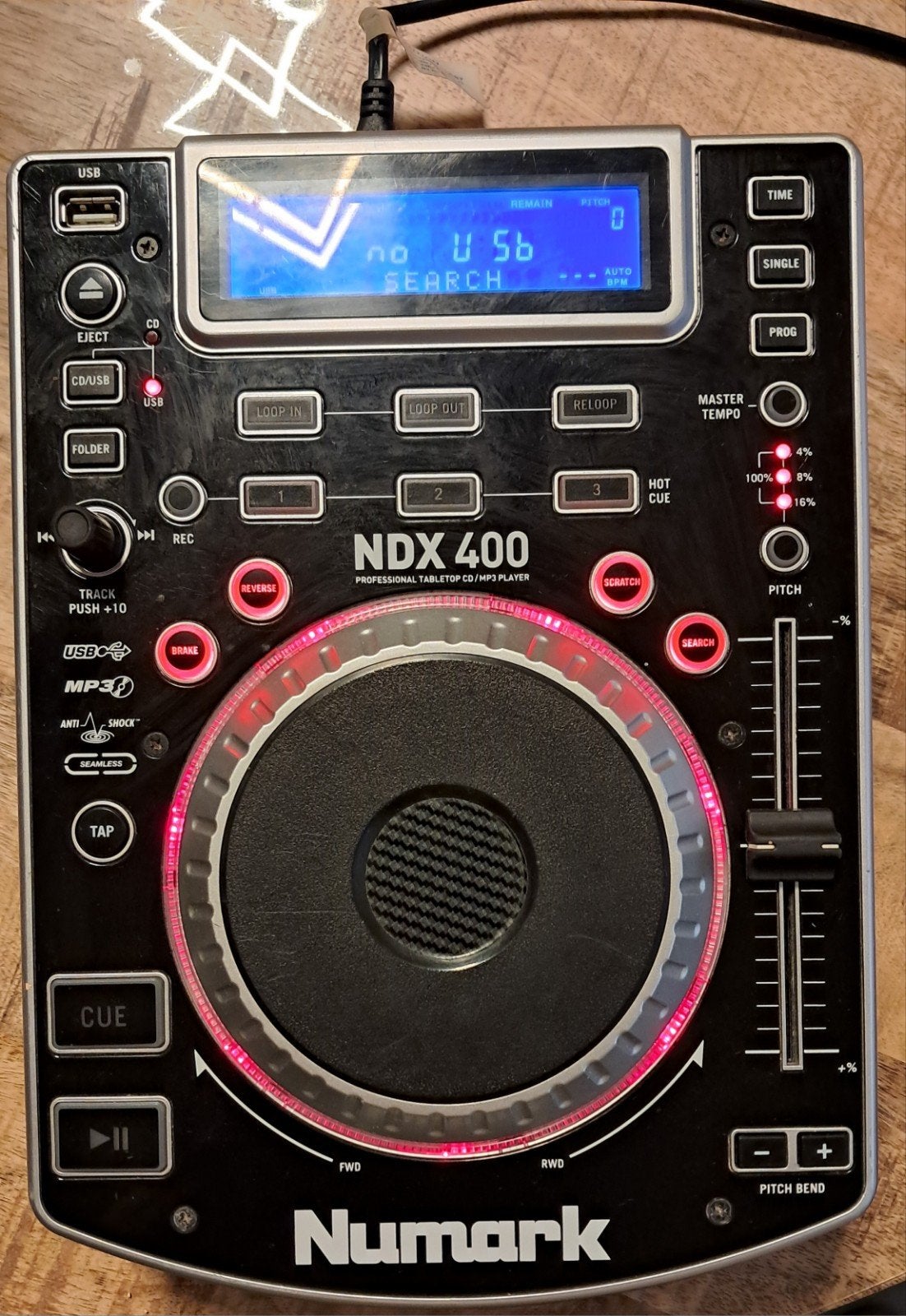 platine cd dj numark ndx400, Enlèvement, Utilisé, Platine, Numark