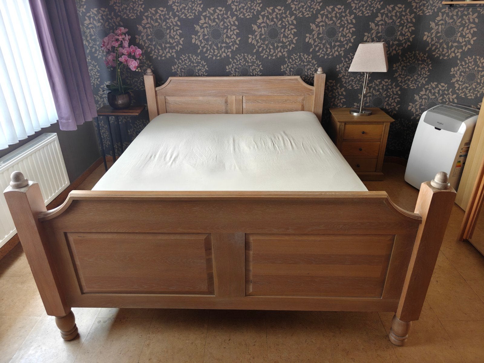 Eiken bed, Huis en Inrichting, Ophalen