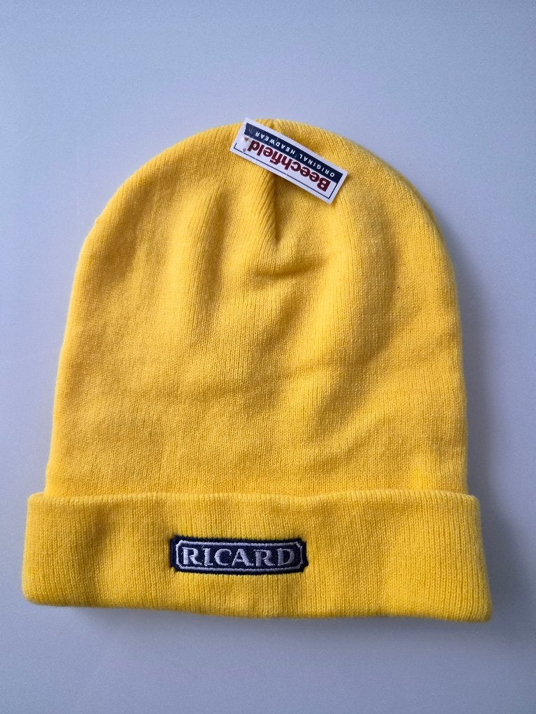 Ricard gele wollen muts ricard beanie geel, Ophalen of Verzenden, Nieuw, Gebruiksvoorwerp