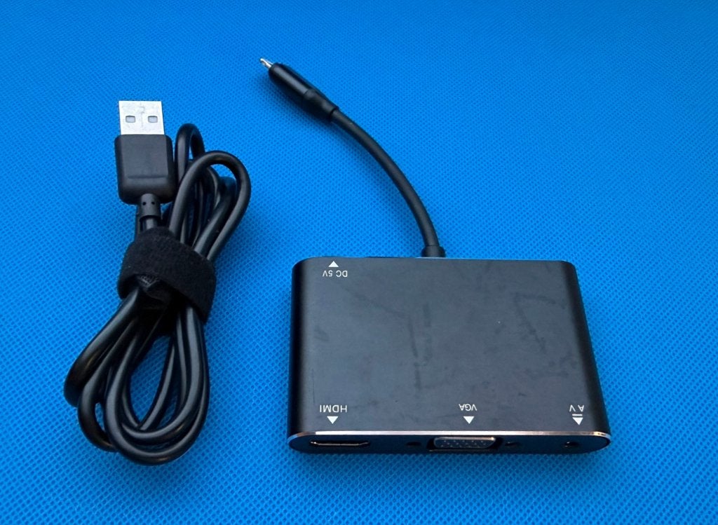 Adaptateur Lightning - HDMI - VGA, Enlèvement ou Envoi, Utilisé, Fil ou câble, Apple