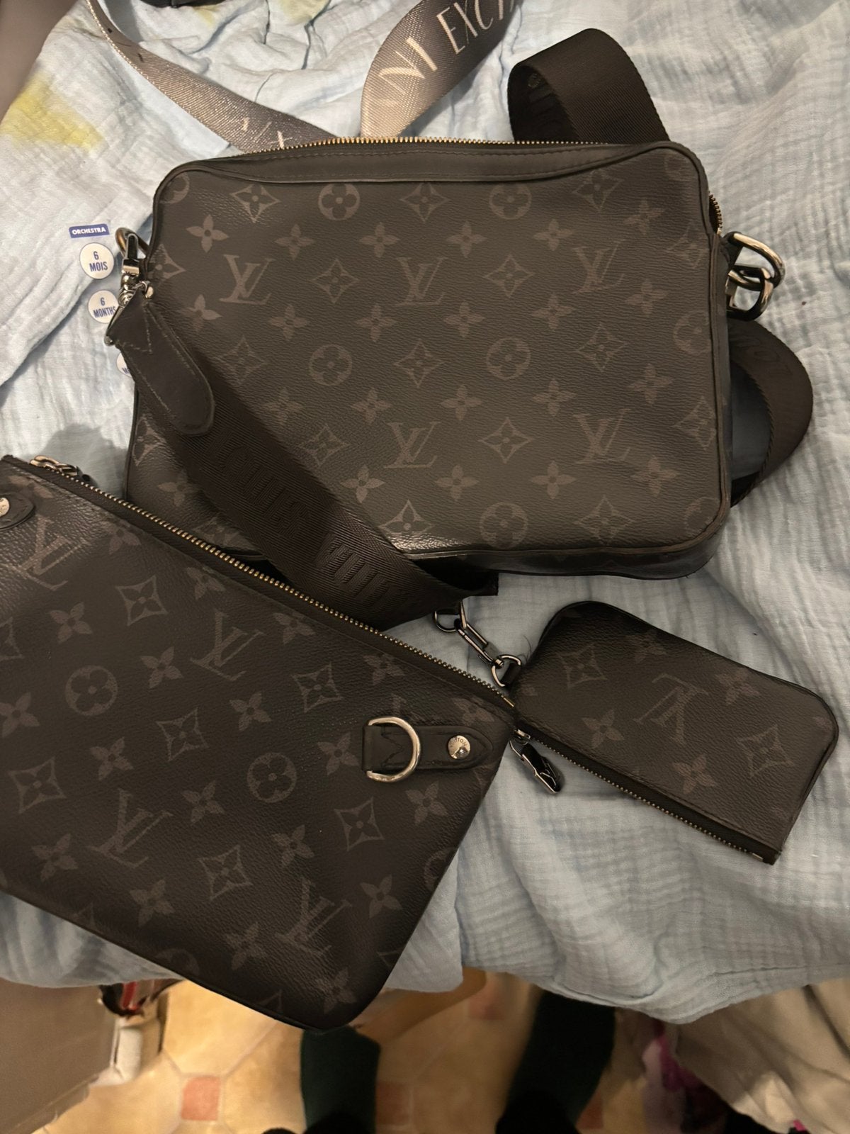 Louis vuitton trio, Enlèvement ou Envoi, Comme neuf, Or