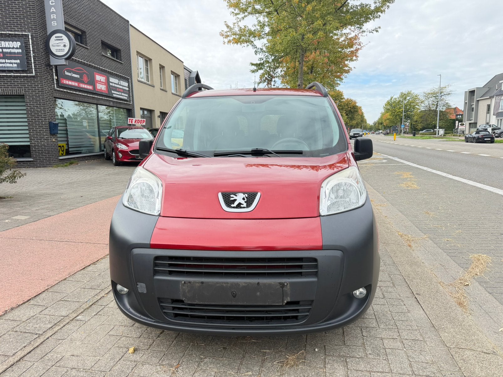 Peugeot Bipper 1.4 diesel 107.000km 5plaats Airco 2009, Autos, Rouge, Achat, 50 kW, Entreprise