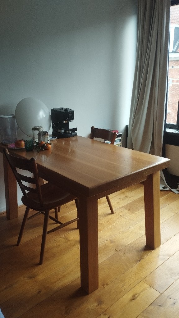 Table salle à manger, Maison & Meubles, 100 à 150 cm, Quatre personnes, Vintage, Enlèvement