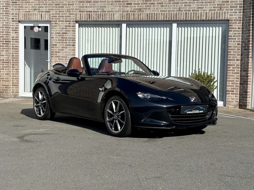 Mazda MX-5 2.0 ND KAZARI / 37000km / Fabriekswb, Autos, Cuir, Ordinateur de bord, Entreprise, Boîte manuelle