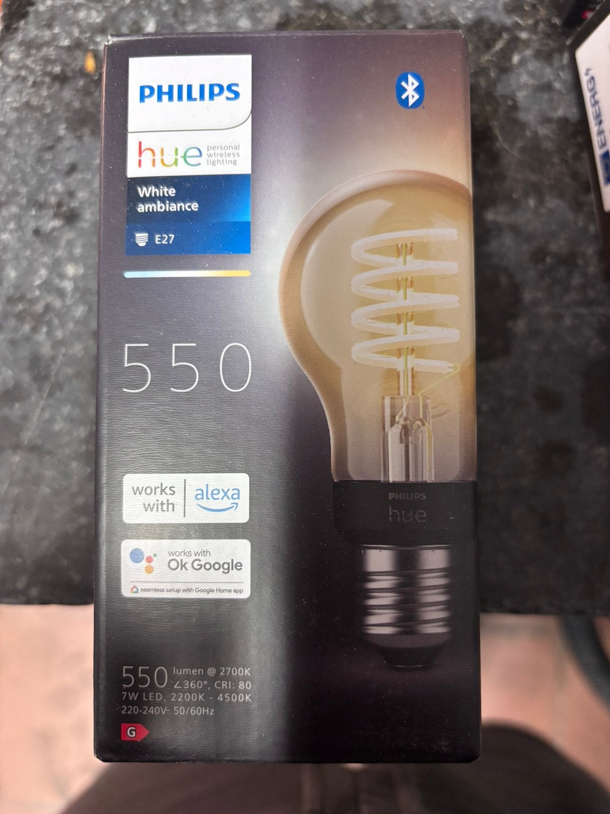 Philips hue filament, Maison & Meubles, Lampes | Lampes en vrac, Lampe connectée, Contrôlable via application, Enlèvement, E27 (grand)