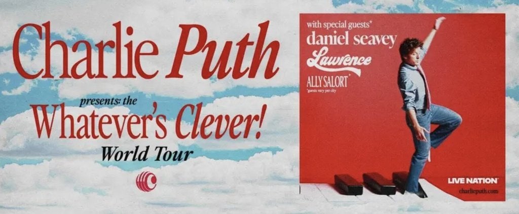 Places de concert CHARLIE PUTH - Olympia - 13/07/2026