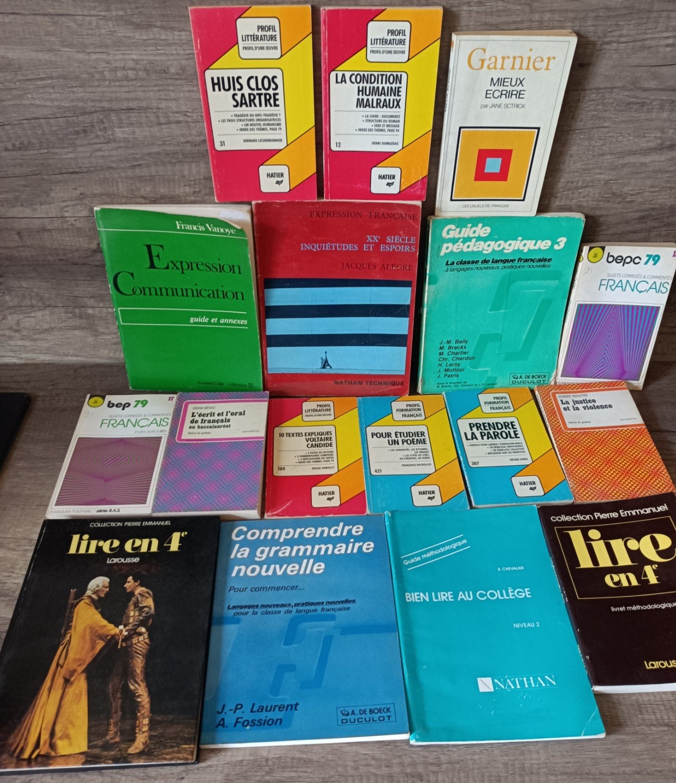 lot de livres de cours de français, Enlèvement ou Envoi