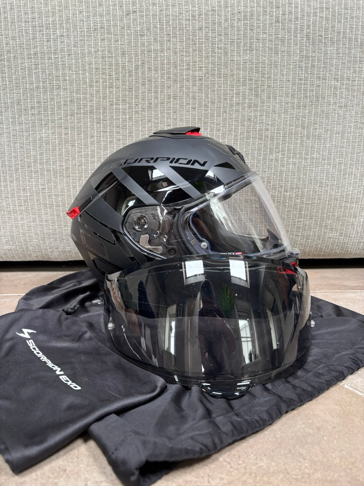 Integraalhelm Scorpion carbon M, Enlèvement, M, Casque intégral