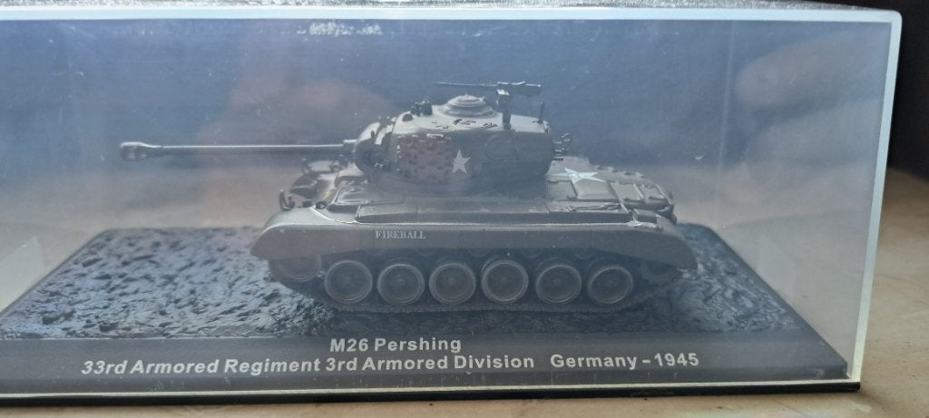 1/72 Altaya Deagostini m26 Pershing 1945 germany, Hobby & Loisirs créatifs, Modélisme | Voitures & Véhicules, Neuf, Autres marques