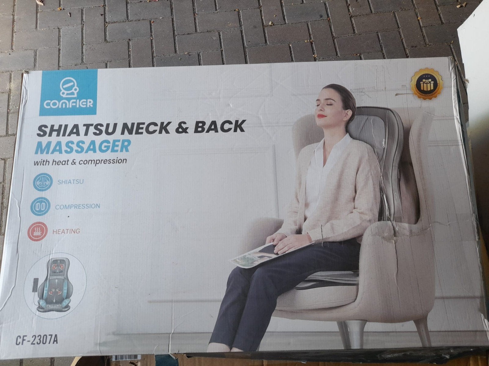 Shiatsu neck & back massager, Ophalen, Nieuw, Massagestoel of Kussen