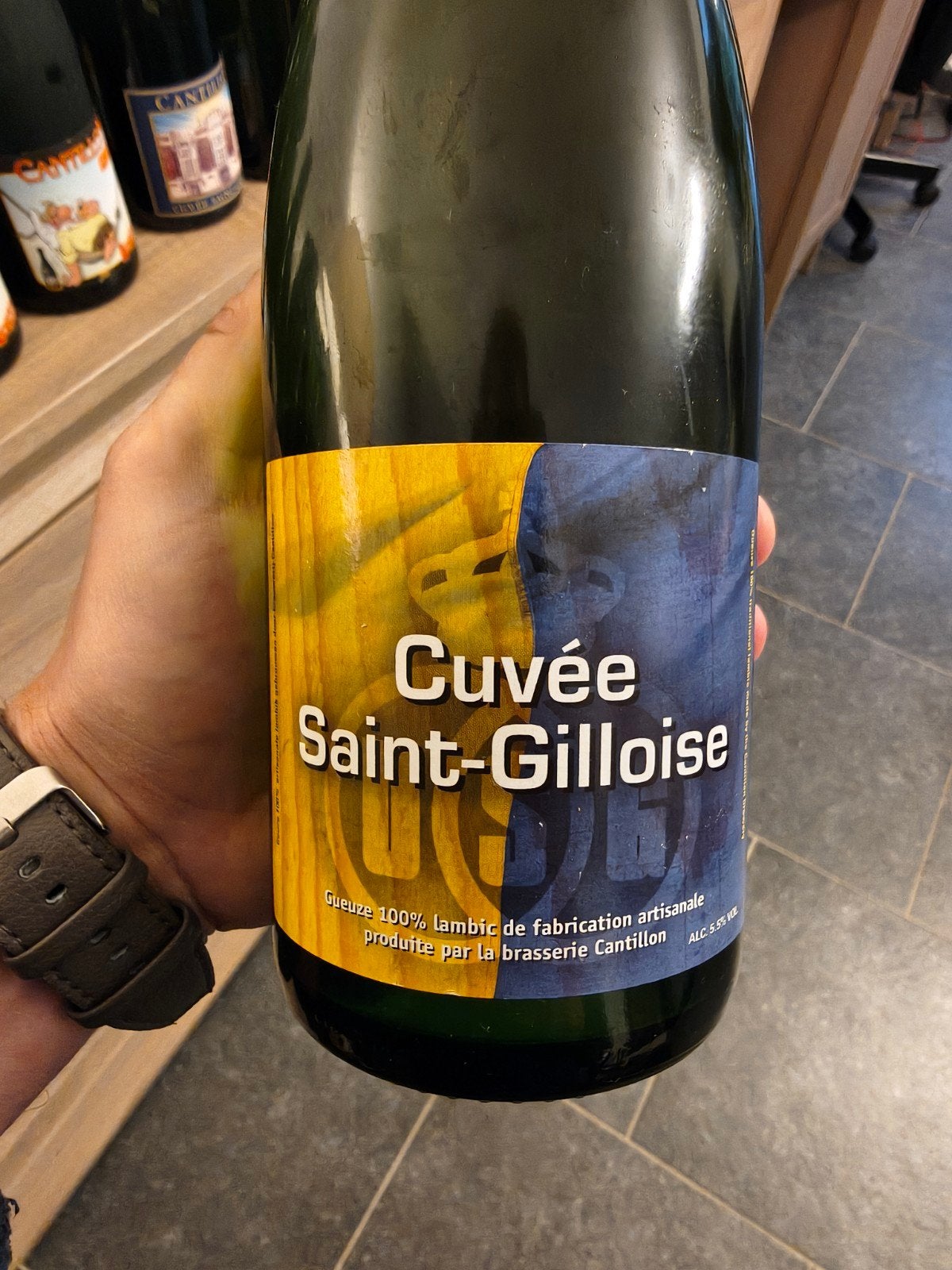 Cantillon Cuvée Saint Gilloise, Verzamelen, Ophalen