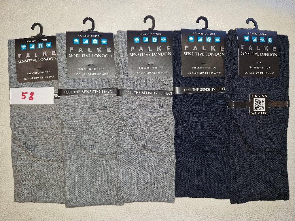Falke Heren Kousen Sensitive London maat 39/42 Pakket 58, Vêtements | Hommes, Neuf, Taille 39 à 42, Enlèvement ou Envoi, Autres couleurs