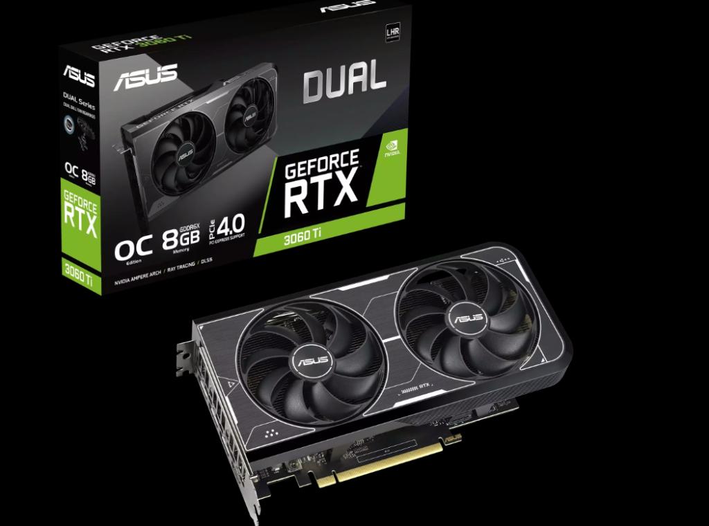 Videokaart Geforce RTX 3060 Ti DUAL OC 8GB, Ophalen, Zo goed als nieuw, Nvidia