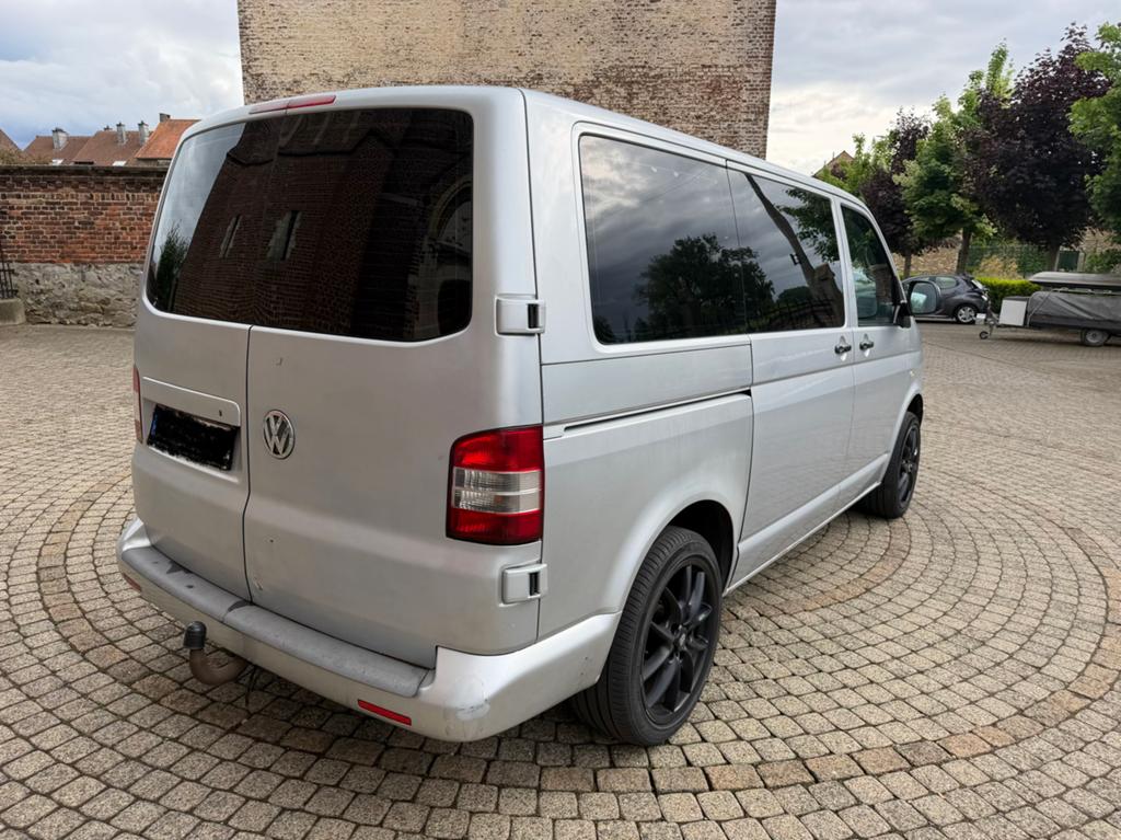 Volkswagen T5 2.5TDi Dubbel Cabine, Voorwielaandrijving, Stof, Volkswagen, 2800 kg