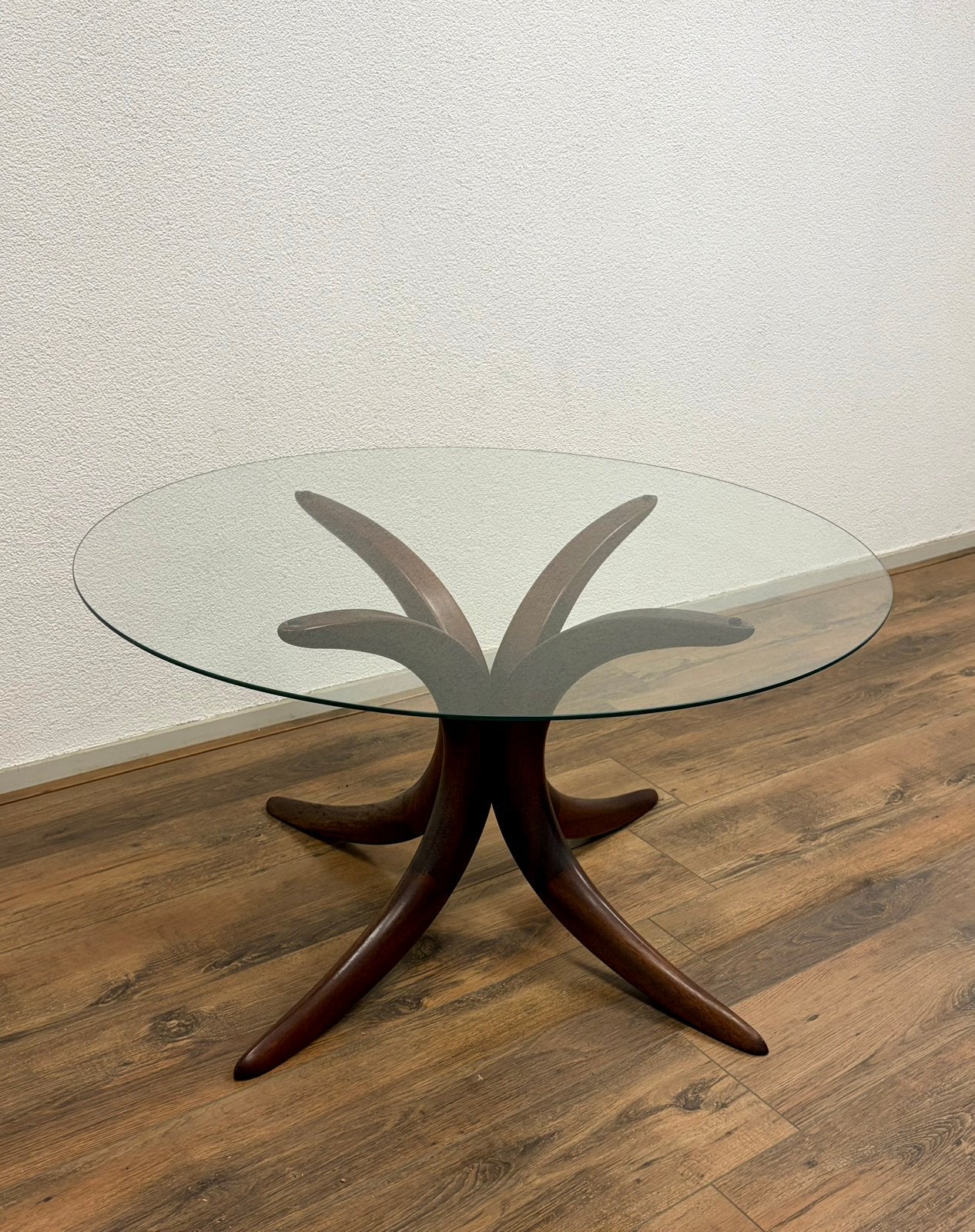 Vintage Deense salontafel koffietafel jaren 60 / 70, Ophalen, 50 tot 100 cm, Zo goed als nieuw, Teakhout