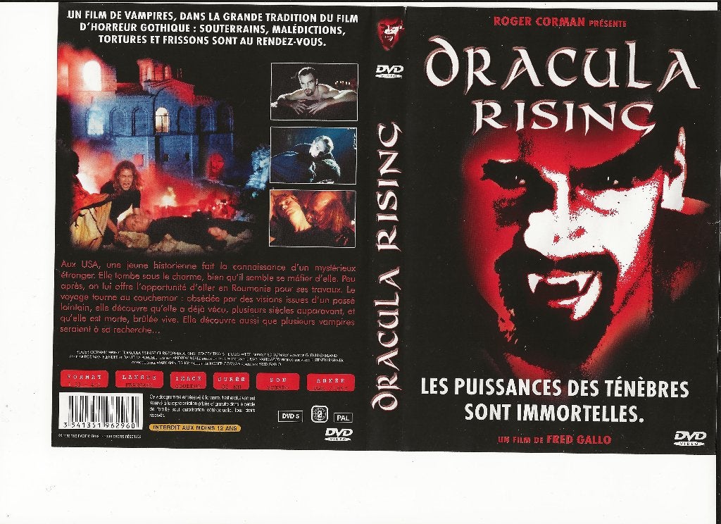 DRACULA Rising, Cd's en Dvd's, Dvd's | Horror, Vanaf 16 jaar, Verzenden, Zo goed als nieuw, Occult