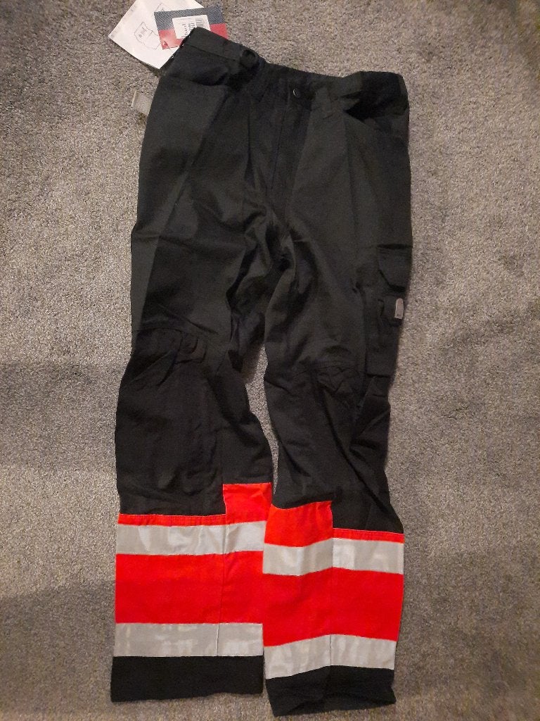 Fristads HighVis Broeken Klasse 1 2032PLU Rood/Zwart maat 50, Heren, Nieuw, Ophalen of Verzenden, Fristads