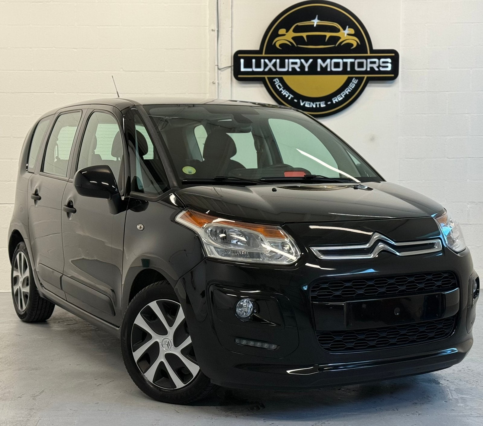 CITROËN C3 PICASSO EXCLUSIVE 2015 1.6HDI 1ER PROPRIO CT OK, Autos, Euro 5, Entreprise, Boîte manuelle, Noir