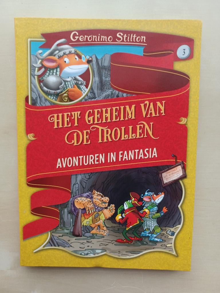 Geronimo Stilton - Fantasia 3 - Het Geheim van de Trollen, Livres, Livres pour enfants | Jeunesse | Moins de 10 ans, Neuf, Fiction général