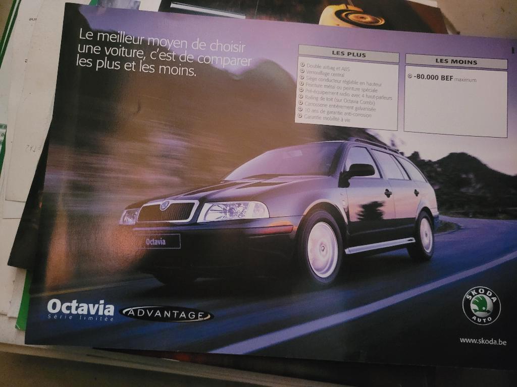 Brochure Škoda Octavia Advantage (Ancienne Concession), Enlèvement, Neuf
