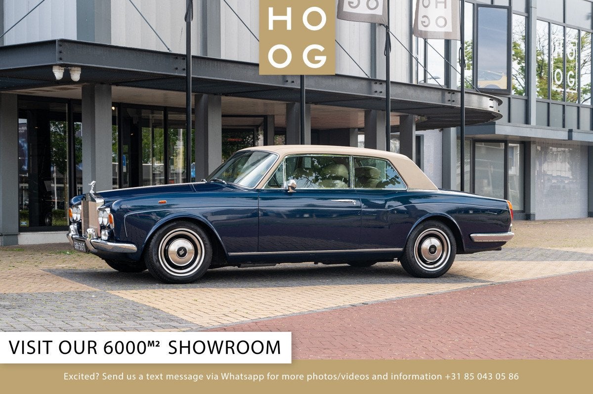 Rolls-Royce Corniche II Coupé (bj 1978, automaat), Auto's, Rolls-Royce, Te koop, Corniche, Lederen bekleding, Benzine, Berline