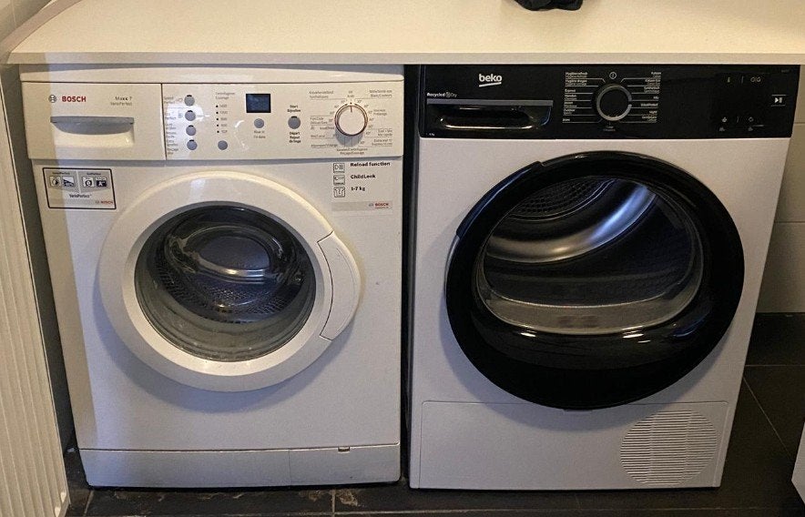 Wasmachine, Elektronische apparatuur, Ophalen, Voorlader, 85 tot 90 cm, Minder dan 1200 toeren