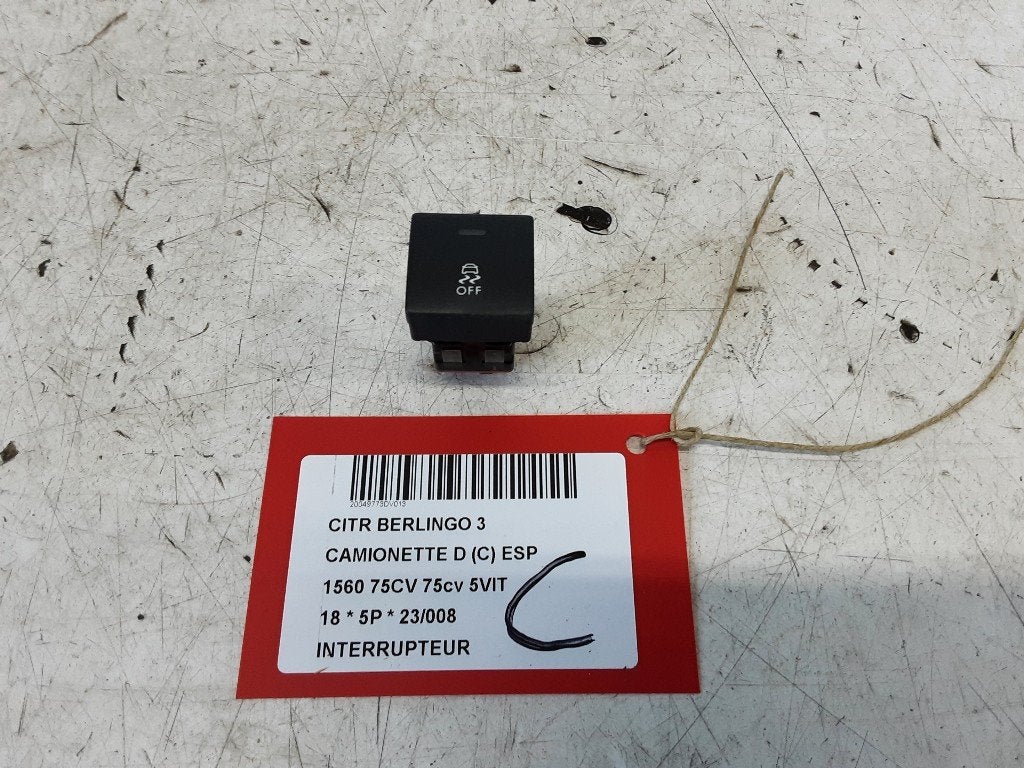 SCHAKELAAR Citroën Berlingo (01-2008/04-2021) (98024711XT), Gebruikt, Citroën, Kontakt-citroen@citroen.com, Citroën Deutschland GmbH