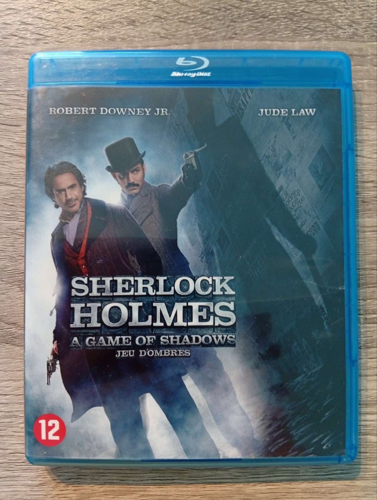 Sherlock Holmes a game of shadows avontuur Blu ray jude law, Avontuur, Film, Spaans, Ophalen of Verzenden