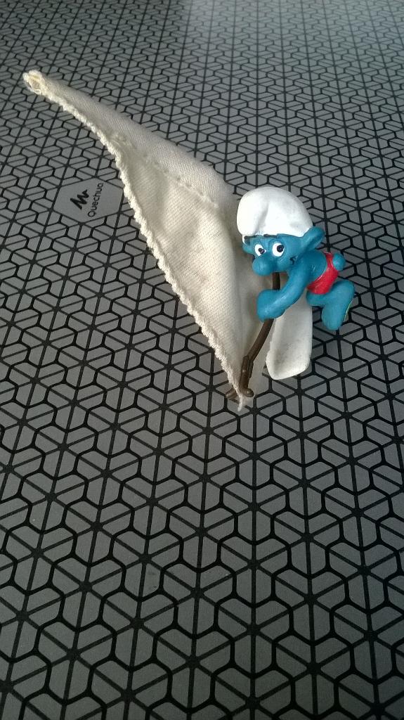 Supersmurf Surfer 4.0215, Ophalen of Verzenden, Gebruikt, Overige Smurfen, Poppetje, Figuurtje of Knuffel