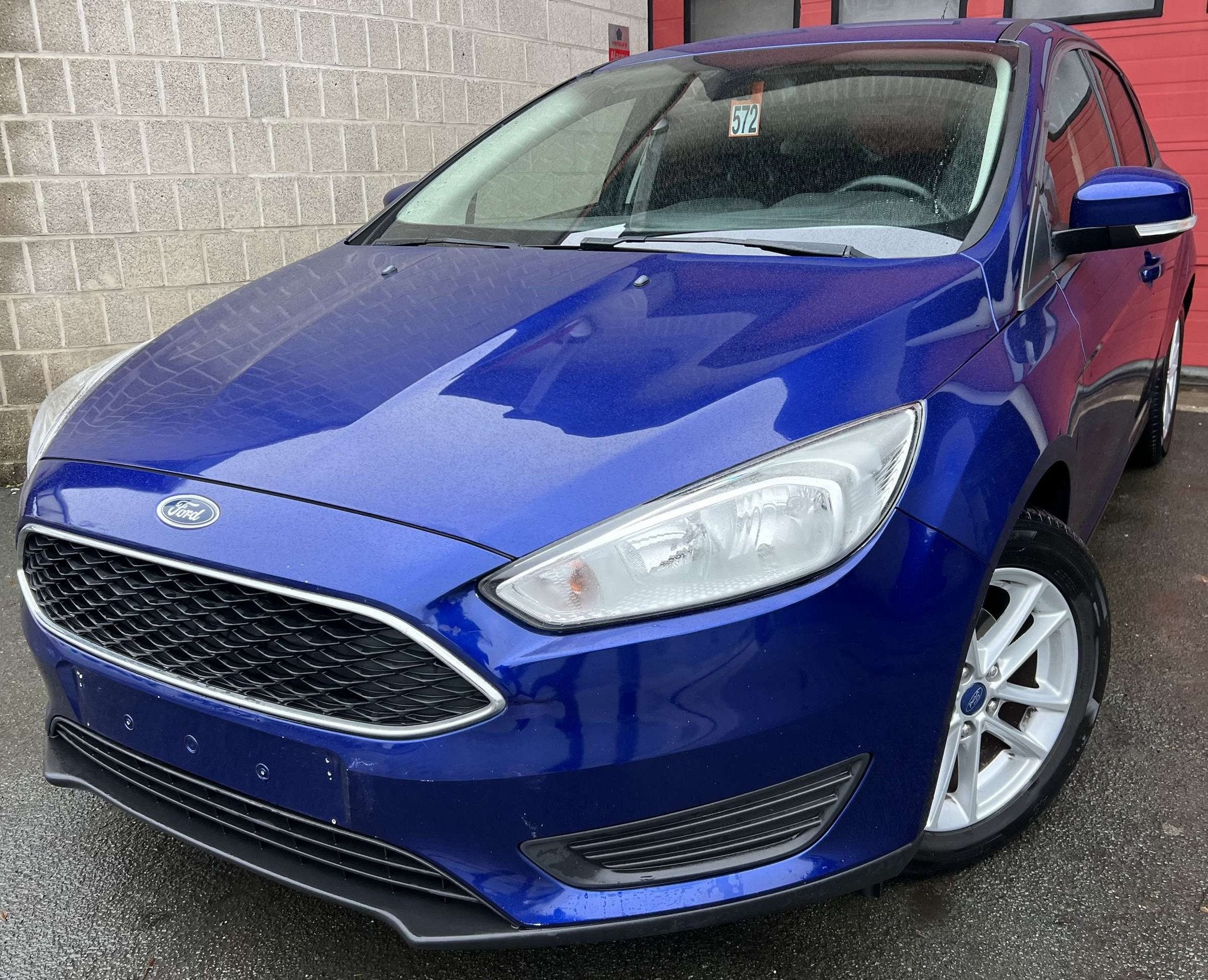 Ford Focus 1.0 EcoBoost Business Edition + CLIM (bj 2014), Auto's, Ford, Focus, Gebruikt, Euro 6, Blauw
