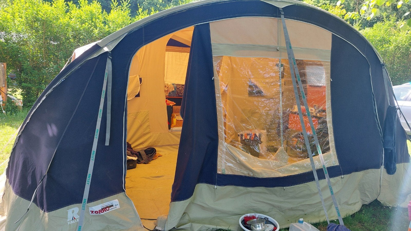 Caravane pliante raclet 4 à 8 pers, Caravanes & Camping, Présent, Raclet, Enlèvement, Plus de 6