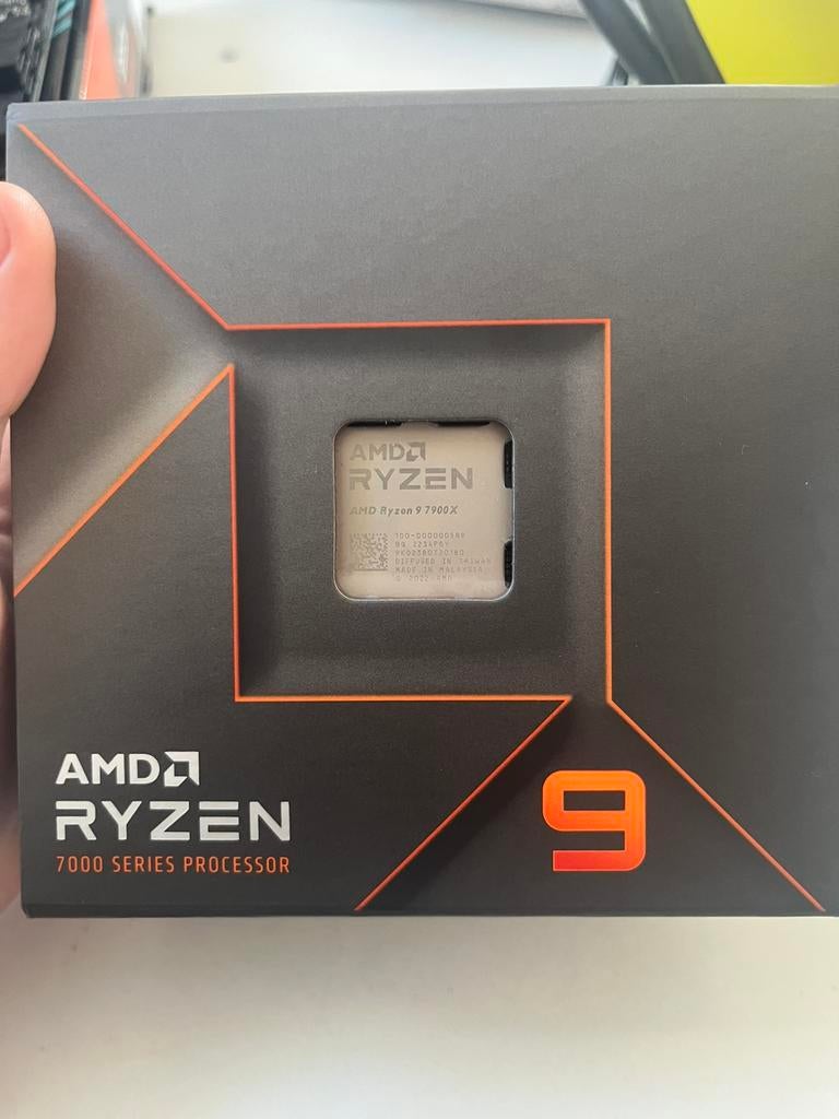 Ryzen 9 7900x, Informatique & Logiciels, Processeurs, Comme neuf, 12-core, 4 Ghz ou plus, Enlèvement