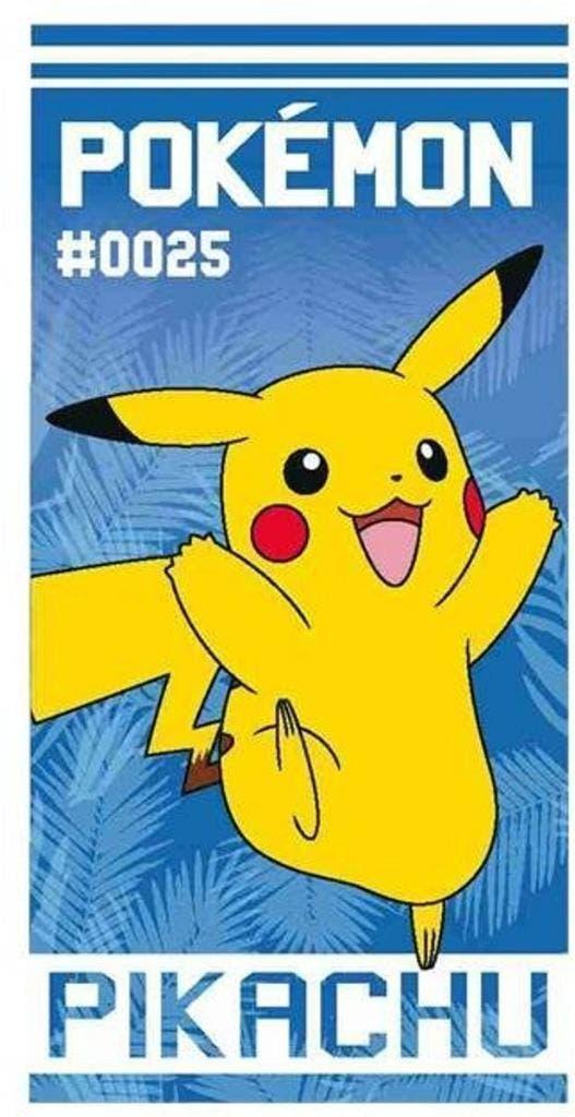 Pokemon Badlaken  - Pikachu - Katoen, Kinderen en Baby's, Kinderkleding | Kinder-zwemkleding, Pokemon, One size, Nieuw, Ophalen of Verzenden