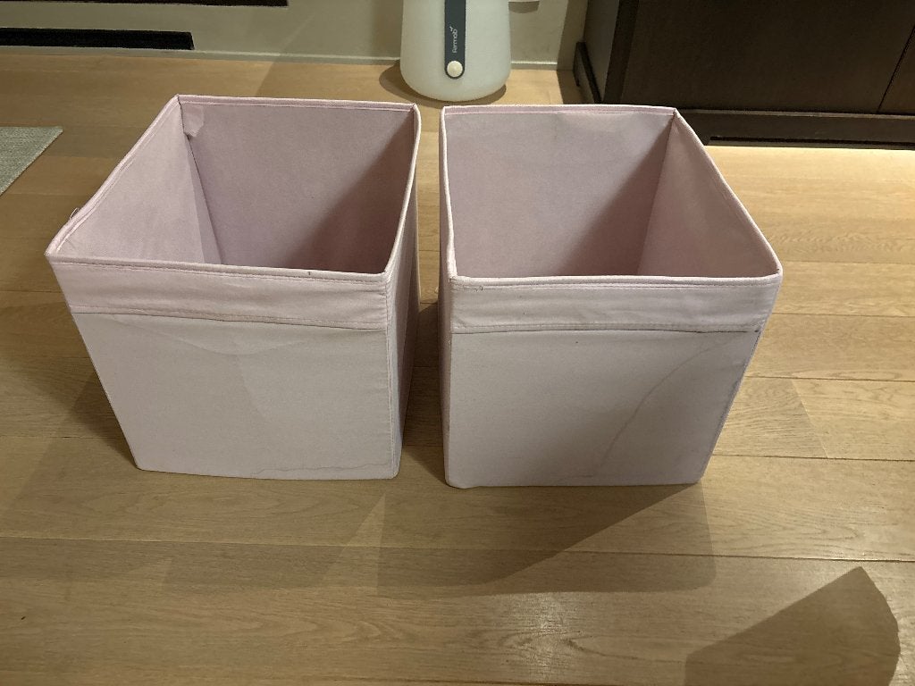 Donne rangement box Ikea rose tissu pour KALLAX, Enlèvement, Utilisé