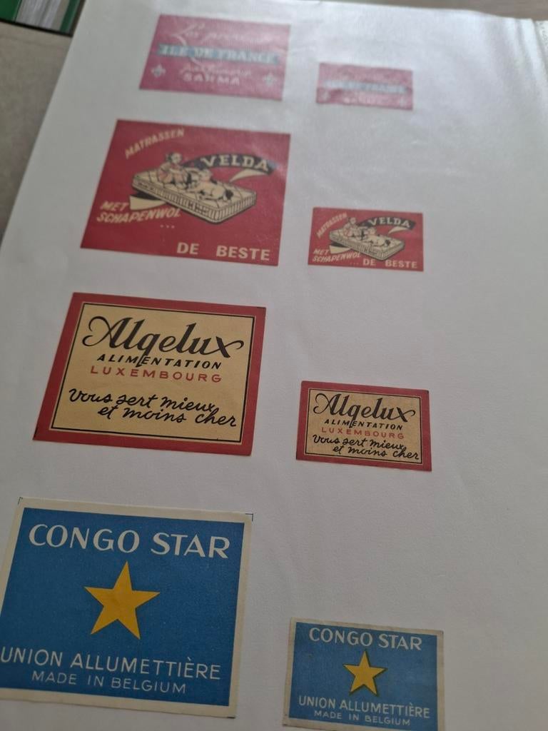 Luciferetiketten met paketiket 8, Ophalen of Verzenden